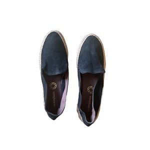 La Portegna black leather espadrilles New size 39 . Color black